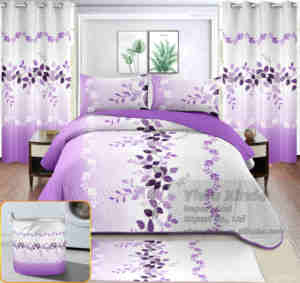 <span class=keywords><strong>Set</strong></span> <span class=keywords><strong>Copriletto</strong></span> 8 Pezzi Pronto per la Spedizione, <span class=keywords><strong>Set</strong></span> Biancheria da Letto con Tende, Misura King Size, Lussuoso 100% Cotone - Product Image 6