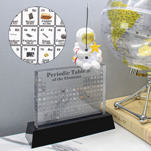 Periodic <b>Table</b> Figurine Acrylic Crystal Embedded Elements Science Education Gift Decor - Product Image 1