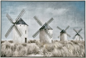 Trang Trí Nội Thất Trừu Tượng Kết Cấu Sơn Trên Vải Tường Nghệ Thuật Với Giá Tốt Nhất - Product Image 5