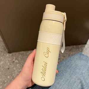 Bouteille d'eau sport isotherme en acier inoxydable 316 avec poignée, double fonction de boisson, anti-fuite, isolation thermique 6-12 heures - Product Image 6