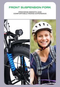 Vélos électriques 20 pouces 48V Vélo pliant électrique 500W 250W 25KM/H Vélos électriques pliables - Product Image 3