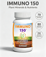 Capsules végétales IMMUNO 150, très vendues, 70 minéraux végétaux plus 80 nutriments, complément alimentaire pour soutenir le système immunitaire