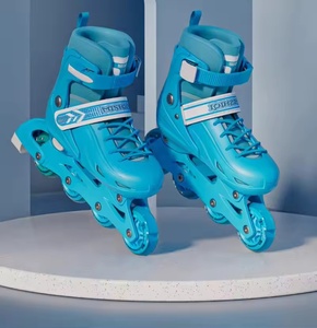 Patins à roulettes ajustables pour filles débutantes Jumon, mignons, violets et roses, roulements ABEC-7, roues 80A, cadre en deux parties pour enfants - Product Image 5