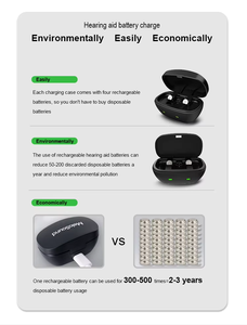 Accessoires professionnels de prothèse auditive de <span class=keywords><strong>chargeur</strong></span> de batterie <span class=keywords><strong>rechargeable</strong></span> <span class=keywords><strong>312</strong></span> A312 pour des prothèses auditives - Product Image 4