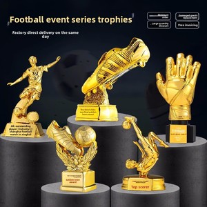 Trophée de football en cristal pour la Journée des sports scolaires, pour le meilleur buteur, le <span class=keywords><strong>gardien</strong></span> de but, la paire de gants de <span class=keywords><strong>gardien</strong></span> de but, emballage en boîte cadeau de Chine - Product Image 2