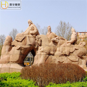 Jahua Sculpture <b>Stone</b> Farming Figure Outdoor Plaza <b>Landscape</b> Custom Made Durable Traditional Design - Product Image 1