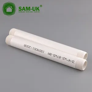 Factory production selling 12 inch plastic pipes 120mm pvc white tubing plumbing residential pipes and fittings