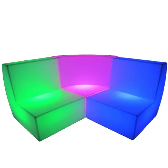 Sillón Led iluminado, cambio de color para muebles Led de exterior