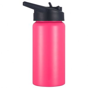 Venta al por mayor: Nueva taza de acero inoxidable 304 de gran capacidad (12 oz), portátil, para deportes al aire libre, camping, botella de vacío con pajita, termo de 0 a 6 horas. - Product Image 4