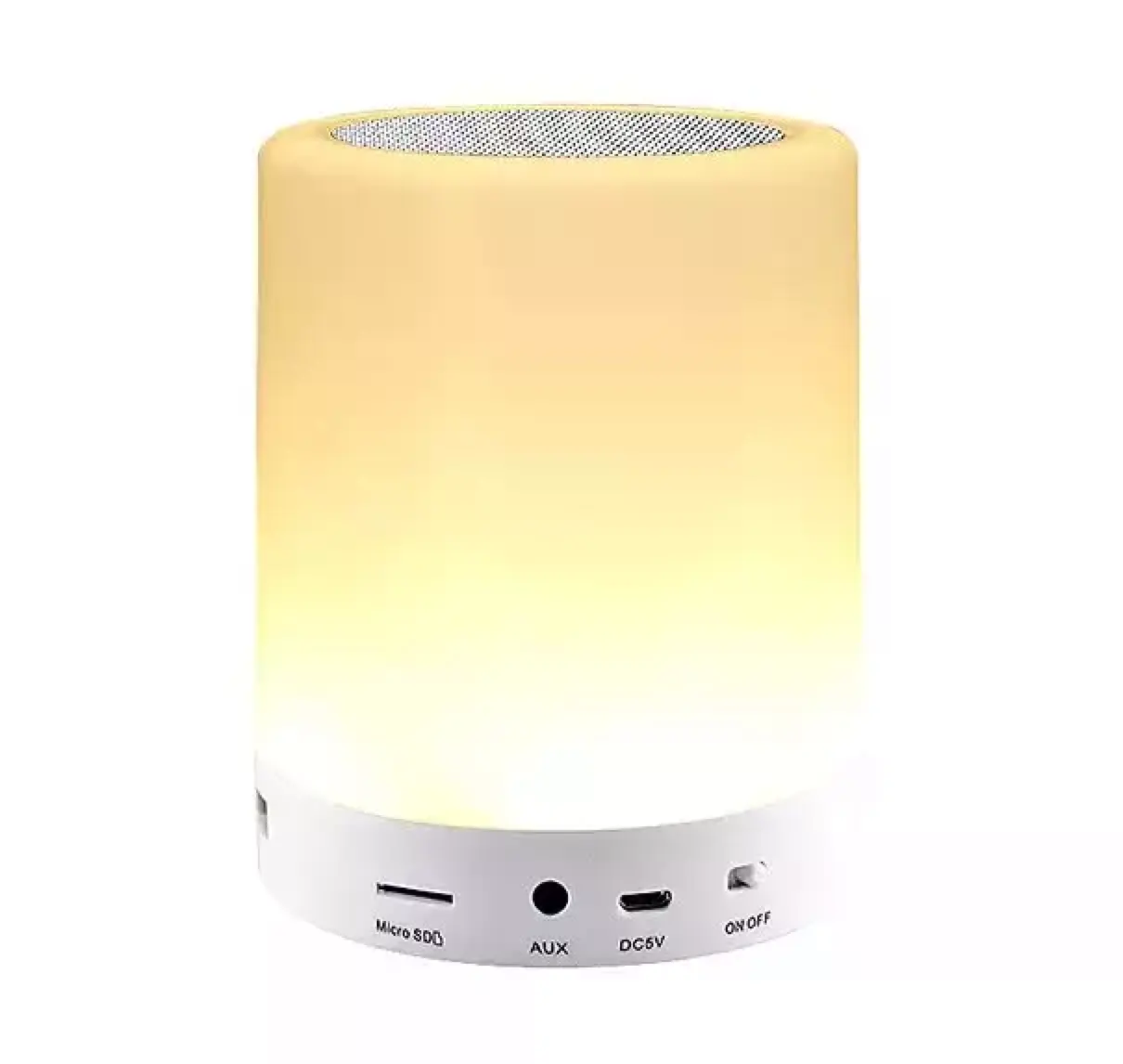 Fábrica preço 600mah Clap toque luzes noturnas 3w Bluetooth Speaker