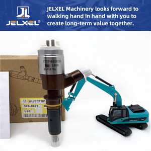 JELXEL Baggerteile-Lieferanten C6.6 Motor-Kraftstoffeinspritzdüse 2923770 306-9370 3069370 320-0670 für C6.6 Dieselmotor - Product Image 1