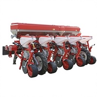 Semoir agricole à aspiration d'air pour maïs et soja, machine de semis et de fertilisation pour grand tracteur