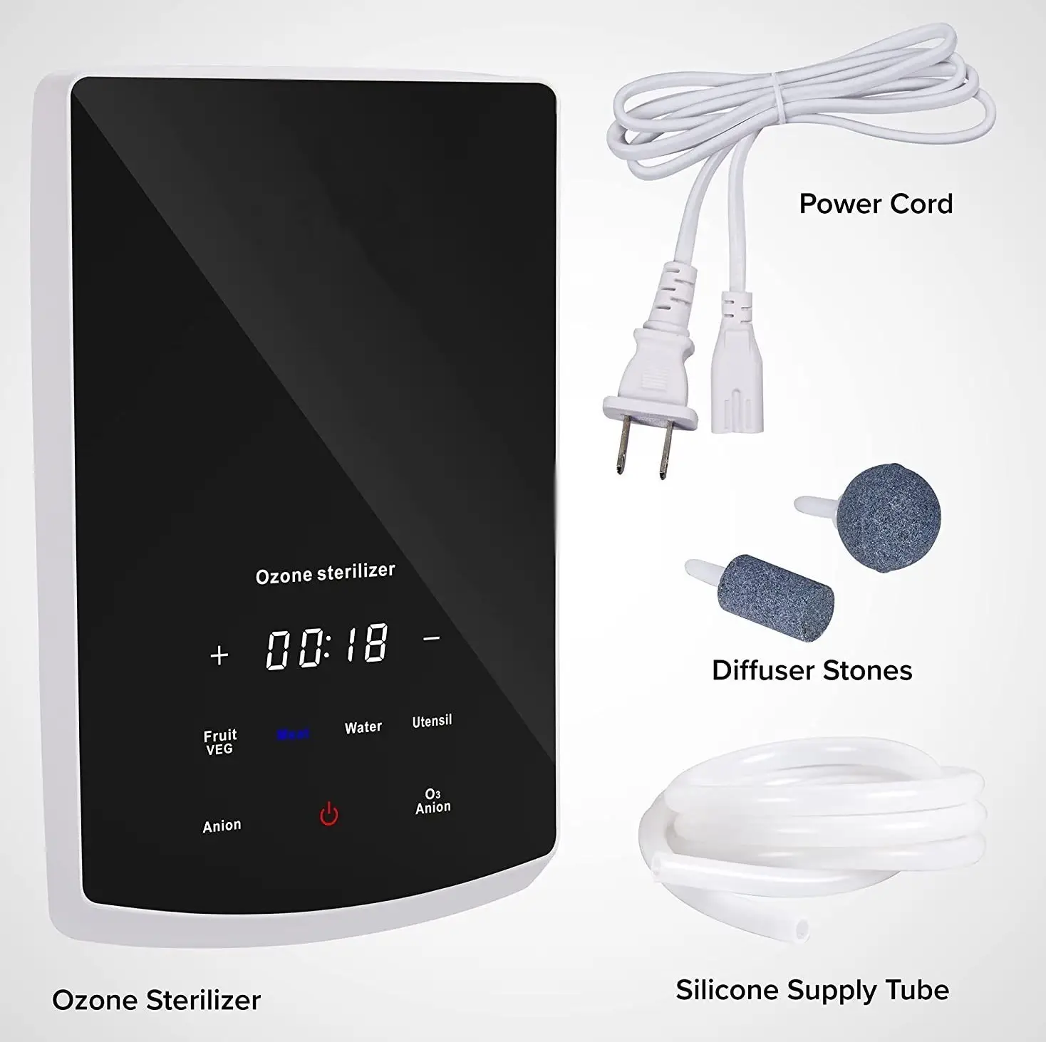 Household Ozone Generator, 500 mg/h Ozone Machine Odor Removal, Specifically Designed for Clean Water, Fruits, Vegetables