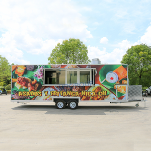 Concession Trailer <strong>Food</strong> Truck Container Mobile Restaurant <strong>Food</strong> Trailer Snack <strong>Roll</strong> Ice Cream <strong>Cart</strong> <strong>Food</strong> Van With Full Kitchen - Product Image 5