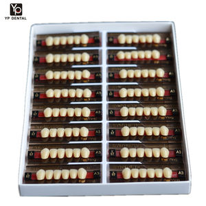 Fabrika üreten diş akrilik reçine dişler yüksek aşınma direnci ile 2 katmanlı yapay reçine diş - Product Image 6