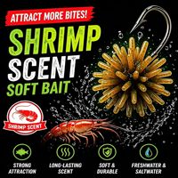 OEM Leurre souple flottant en TPE, type Urchin Hook Hairball, avec hameçon plombé noir pour la pêche en étang et la pêche sauvage