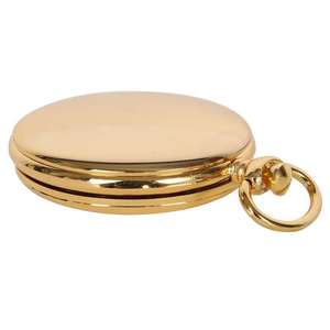La Bàn Lật Hoàn Toàn Bằng Kim Loại Đồng Hồ Bỏ Túi La Bàn Bạc Mạ Vàng Đồng Cho Trẻ Em - Product Image 2