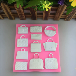11 pezzo da donna fornisce strumenti di cottura per torte fondente a mano con stampo in Silicone - Product Image 3
