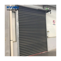 Portes en métal de sécurité en acier, obturateur de bobine en acier, porte enroulable avec chaîne