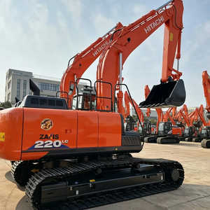 Máquina Excavadora ZX220 con Control Preciso para la Construcción de Canales de Drenaje Urbano - Product Image 5
