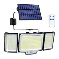 Produits les plus vendus Lampe d'extérieur à détecteur de mouvement solaire pour jardin Lumière LED pour jardin Balcon Lampe d'extérieur