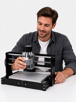 Machine de gravure CNC 3018-PRO de bureau, 300x180x45mm, mini routeur CNC 3 axes avec contrôleur hors ligne ER11 pour le bricolage