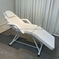 Table de massage pliable avec design à jambes séparées, table multifonctionnelle de haute qualité pour spa à domicile, tatouage, salon médical, soins du visage