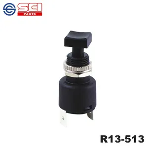 Pushbutton SCI Combination Square Pushbutton Switch 1NO1NC 250v Max. Current 3A Reset Compatible With R13-513 Models