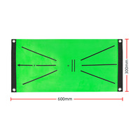 QTMAT tapis d'entraînement de Golf détection de balançoire tapis de frappe Mini Golf Portable mettre la pratique tapis de frappe tapis de Golf