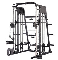 Zoshine Machine Smith multifonctionnelle tout-en-un, ensemble d'entraînement de force intégré, équipement de fitness pour la maison