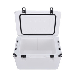 Customized 35QT Large Capacity Rotomolded Plastic Thermal Insulated Wheeled Cooler <strong>Box</strong> for Traveler Use - Product Image 6