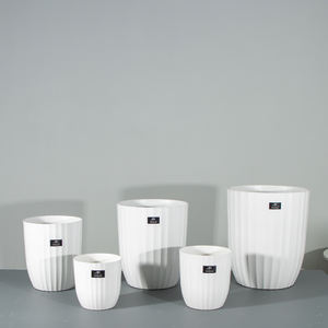 Macetas grandes y creativas, juego de macetas de plástico duradero grueso, macetas para interiores y exteriores - Product Image 3