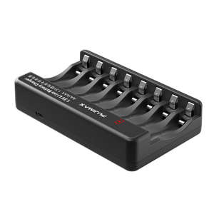 PUJIMAX <span class=keywords><strong>Chargeur</strong></span> de batterie universel 1.5V Li-ion AA AAA Affichage LED <span class=keywords><strong>Chargeur</strong></span> <span class=keywords><strong>hybride</strong></span> 8 emplacements <span class=keywords><strong>Chargeur</strong></span> de batterie <span class=keywords><strong>rechargeable</strong></span> - Product Image 3