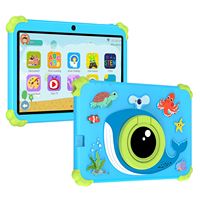 Nouvelle tablette éducative pour enfants pas chère de 7 pouces, WiFi 6+128G, tablette Android intelligente pour l'apprentissage des enfants, pour cadeaux, avec support