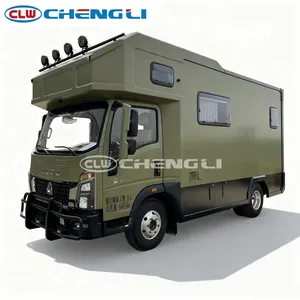 Camping-car HOWO 4X2 à toit relevable, nouveau modèle chinois, type C, alimentation diesel - Product Image 5