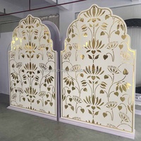 Nouvelle décoration de scène de mariage islamique pour enfants musulmans, fond de baptême pour bébé, décoration de table en acrylique