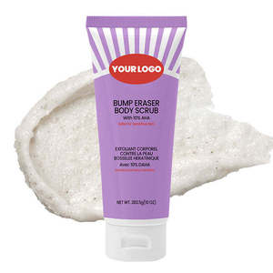 Gommage Corporel Anti-Imperfections 10% AHA Exfoliant Kératose Pilaire Poils Incarnés Acide Glycolique Aloe Vera Lisse Peau Rugueuse Marque Privée - Product Image 2