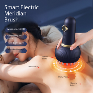 Cepillo eléctrico inteligente Meridian con luz roja para fisioterapia, instrumento de masaje meridiano contra la humedad y el frío. - Product Image 6