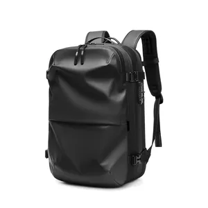 Mochila unissex fashion oxford casual com zíper 17 em bolsa de viagem à prova d'água grande bolsa anti-roubo com USB para laptop inteligente