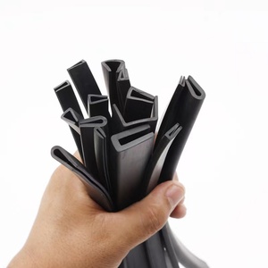 Dải Bảo Vệ Cạnh Hình Chữ U Gioăng Trang Trí Cao Su EPDM Với Dải Cao Su Dính Sau - Product Image 3