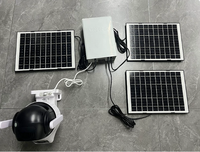 Caméra dôme solaire extérieure 5W 5V haute efficacité modèle SR5-36 avec prise USB-C, projecteur Cam Pro étanche IP65 360°