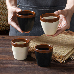 Tazas de melamina Xiangyuan, copas de vino pequeñas retro, vasos para licor, tazas de té creativas, antiguas y nostálgicas de estilo comercial. - Product Image 1