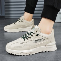 Chaussures de marche élégantes pour hommes, chaussures décontractées, polyvalentes et tendance, cuir durable, chaussures de skateboard personnalisées