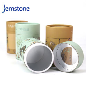 Envase de Cartón Kraft para Alimentos, Chocolate, Té, Cilindro de Papel Reciclable de Grado Alimenticio para Proteína en Polvo, Diseño Personalizado - Product Image 4