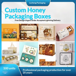 Caja de Regalo de Lujo Personalizada para Miel Silvestre Cruda, Botellas Premium y Empaque de Pequeñas Cantidades - Product Image 5