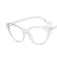 Gafas de Sol Estilo Ojo de Gato Vintage para Mujer, Monturas Ópticas de Policarbonato con Diamantes Anti-Luz Azul, Lentes Transparentes de Acetato para Uso Diario