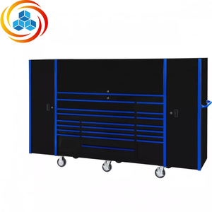 280*63*176cm Anti-Theft Rotating Combination <b>Tool</b> Cabinet OEM Blue with 2000KG Load Capacity Mobile <b>Tool</b> Trolley - Product Image 5