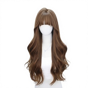 Parrucca ND Brand Lolita con Onde Grandi e Riccioli, Capelli Naturali Marrone Chiaro, Resistente al Calore, per Donne, Stile Giapponese Fresco JK - Product Image 3