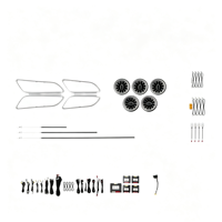 Kit d'éclairage ambiant en cristal 64 couleurs Glefon pour Mercedes-Benz CLA /GLA /W176/ W117 /W118 /W156 /W246, lampe d'ambiance intérieure