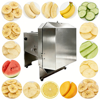 Commerciële bananen snijmachine 130 tpm 775 motor CE gekeurd 220V 96W voor fruitverwerkingsbedrijven, eenvoudig te bedienen